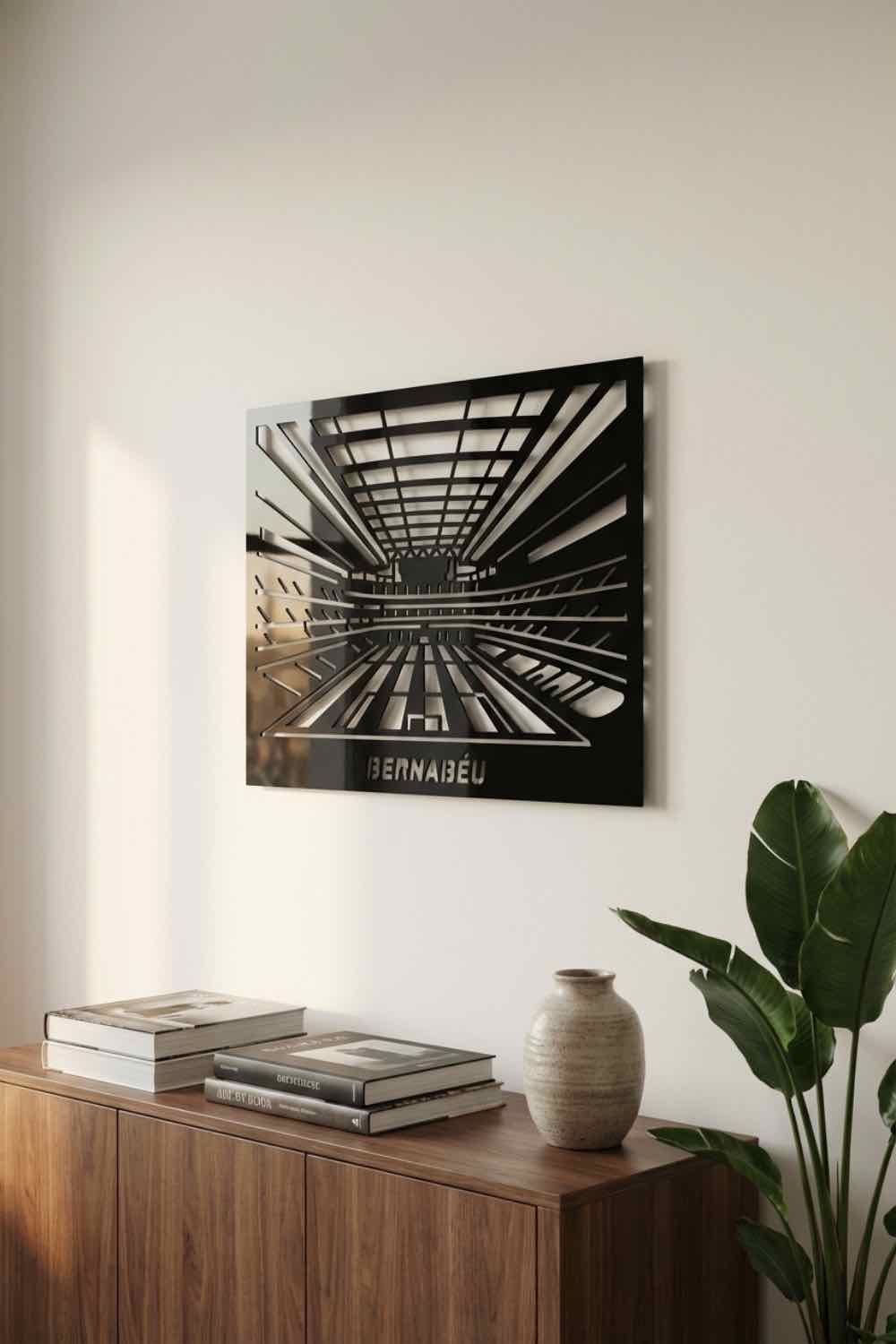 Estadio Santiago Bernabéu Interior - Cuadro decorativo | Cortayrecorta.es
