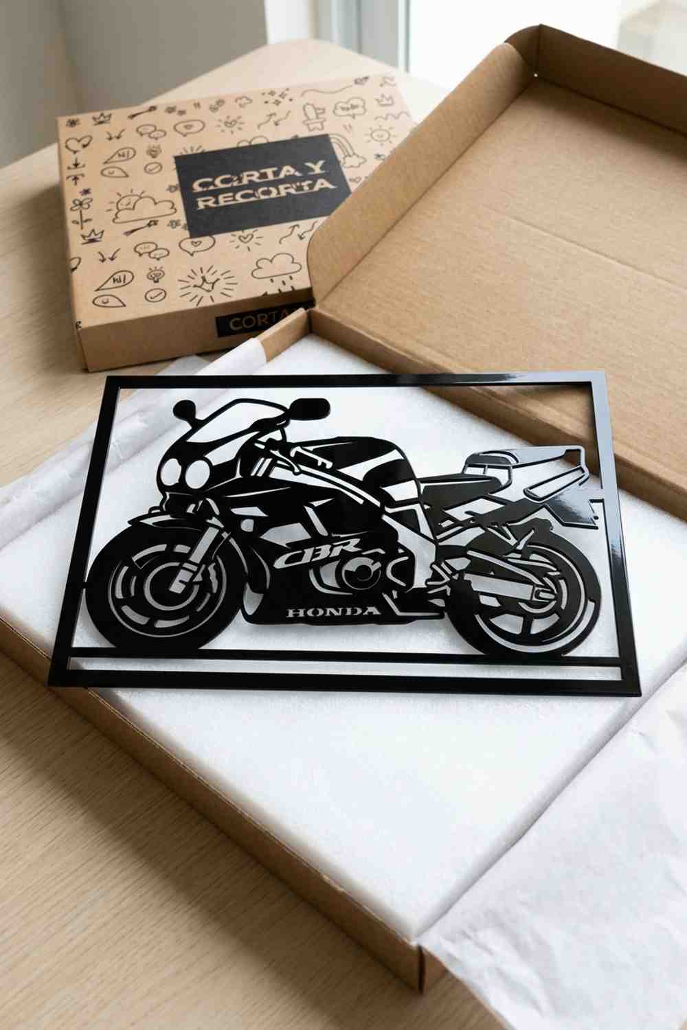 Honda CBR900RR FireBlade de 1992 - Cuadro decorativo | Cortayrecorta.es