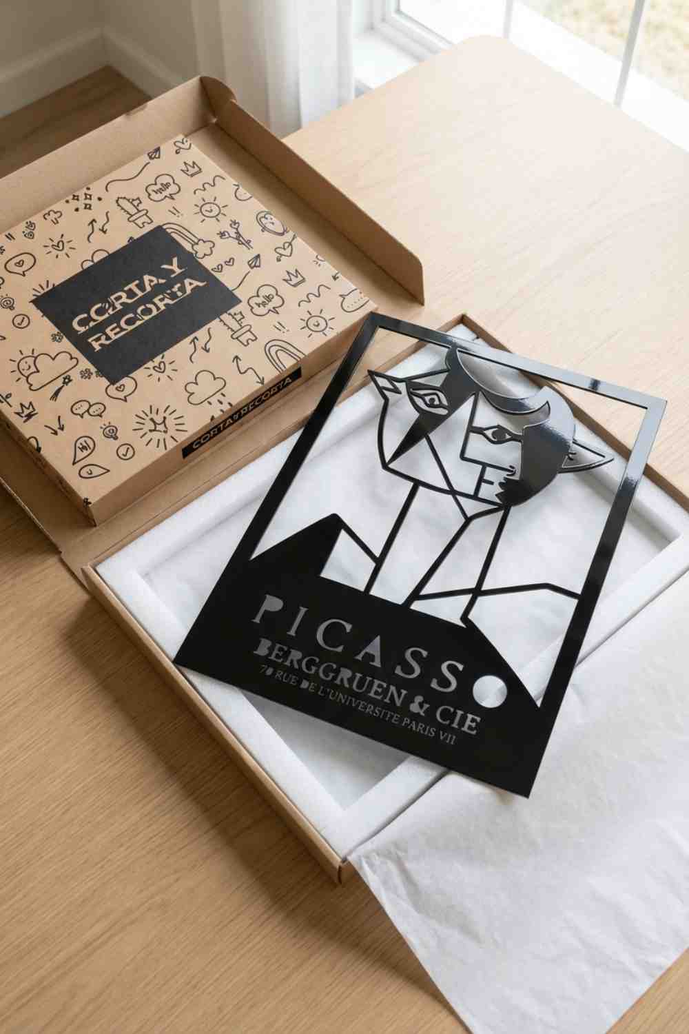 Cartel Exposición Grabado De Picasso - Cuadro decorativo | Cortayrecorta.es