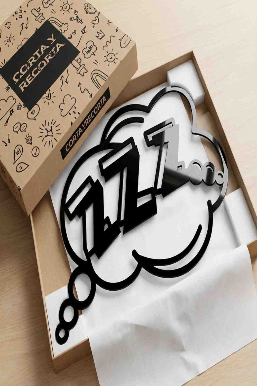 Zzz - Cuadro decorativo | Cortayrecorta.es