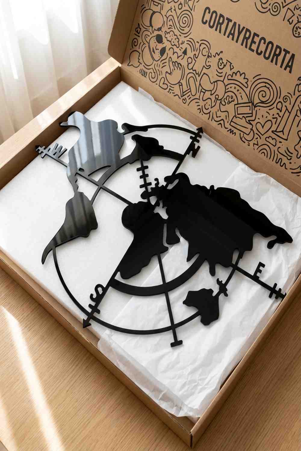 Mapa De Los Vientos - Cuadro decorativo | Cortayrecorta.es