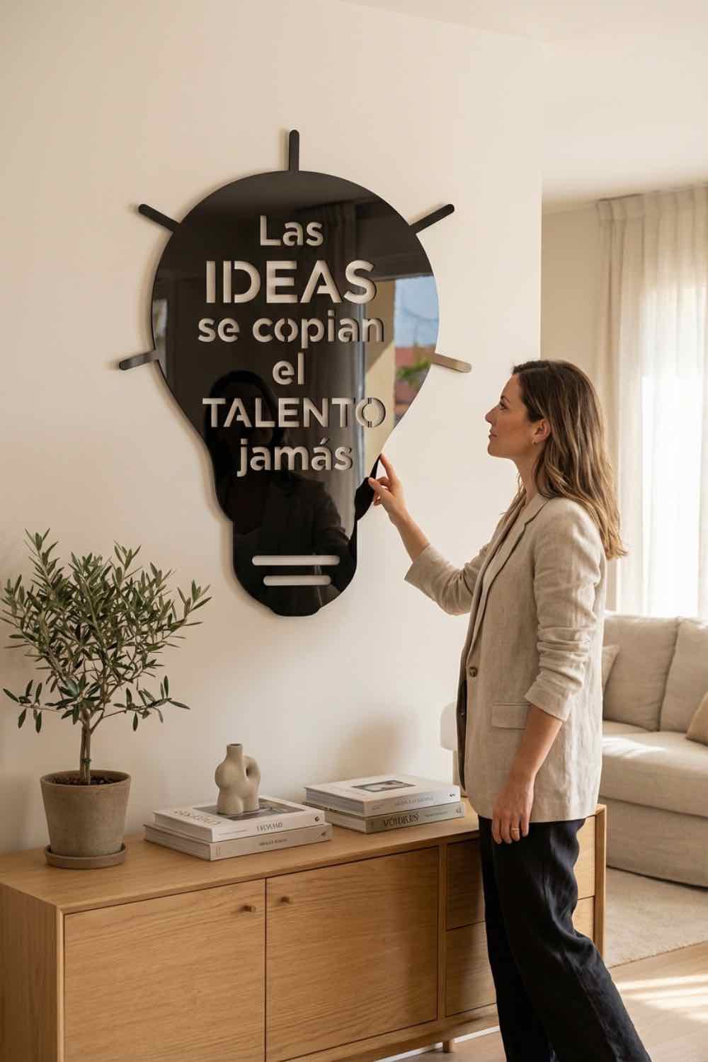 Ideas are copied, talent is never