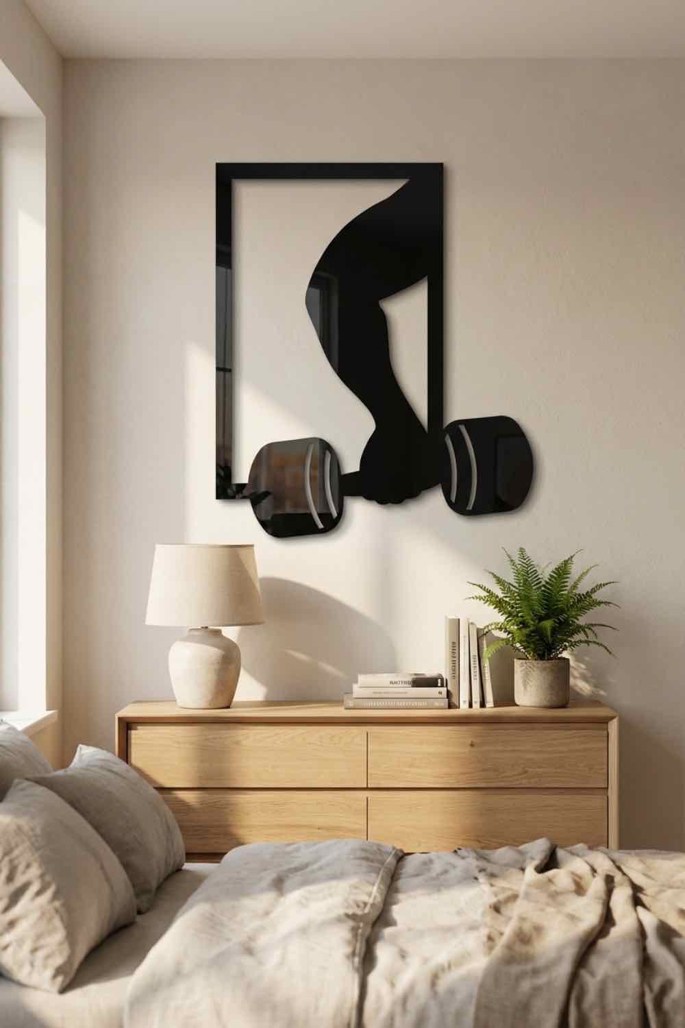 Ejercitando brazo - Cuadro decorativo | Cortayrecorta.es