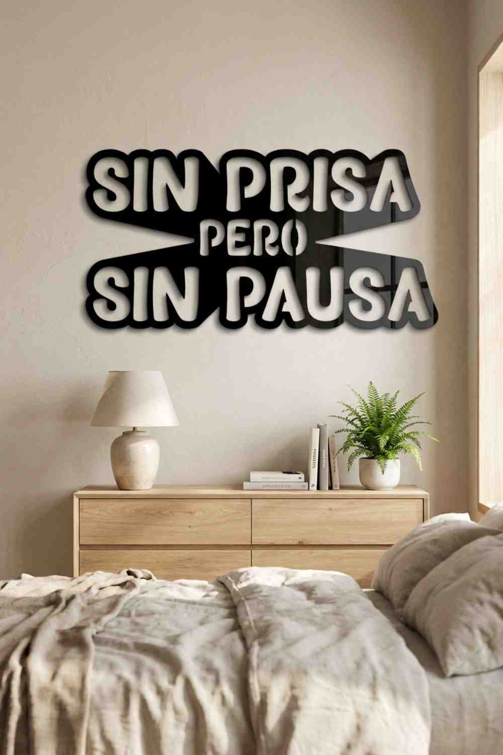 Sin prisa pero sin pausa - Cuadro decorativo | Cortayrecorta.es