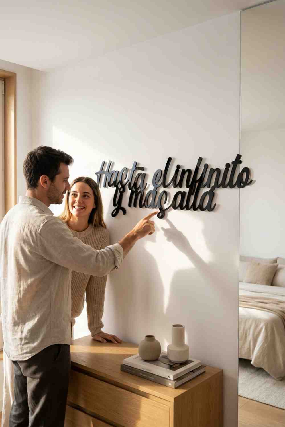 Hasta el infinito y más allá - Cuadro decorativo | Cortayrecorta.es
