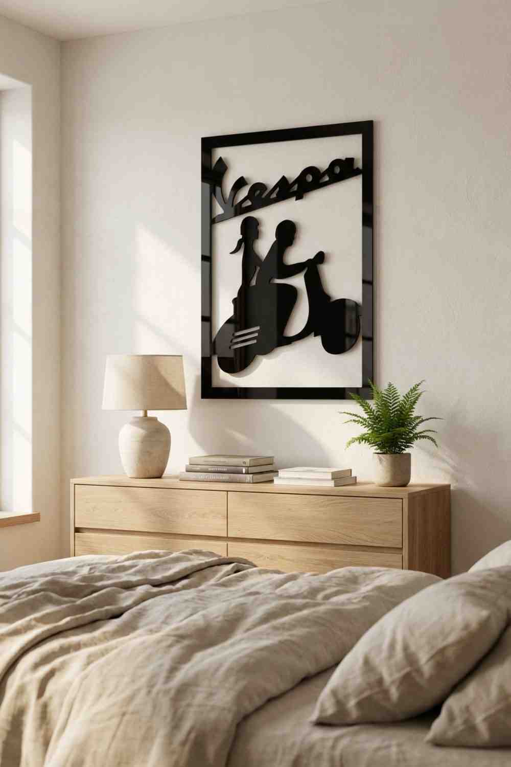 My Vespa, My Girl - Cuadro decorativo | Cortayrecorta.es