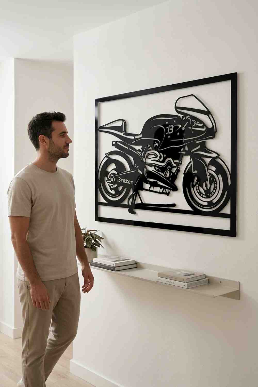 Britten V1000 de 1992 - Cuadro decorativo | Cortayrecorta.es