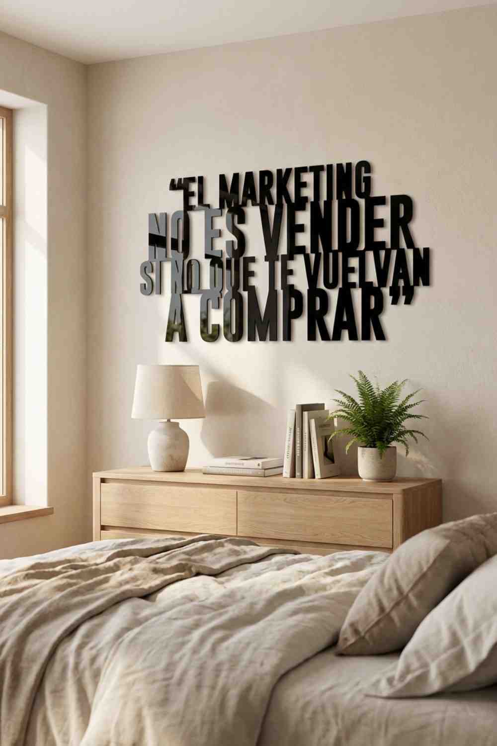 El marketing no es vender - Cuadro decorativo | Cortayrecorta.es