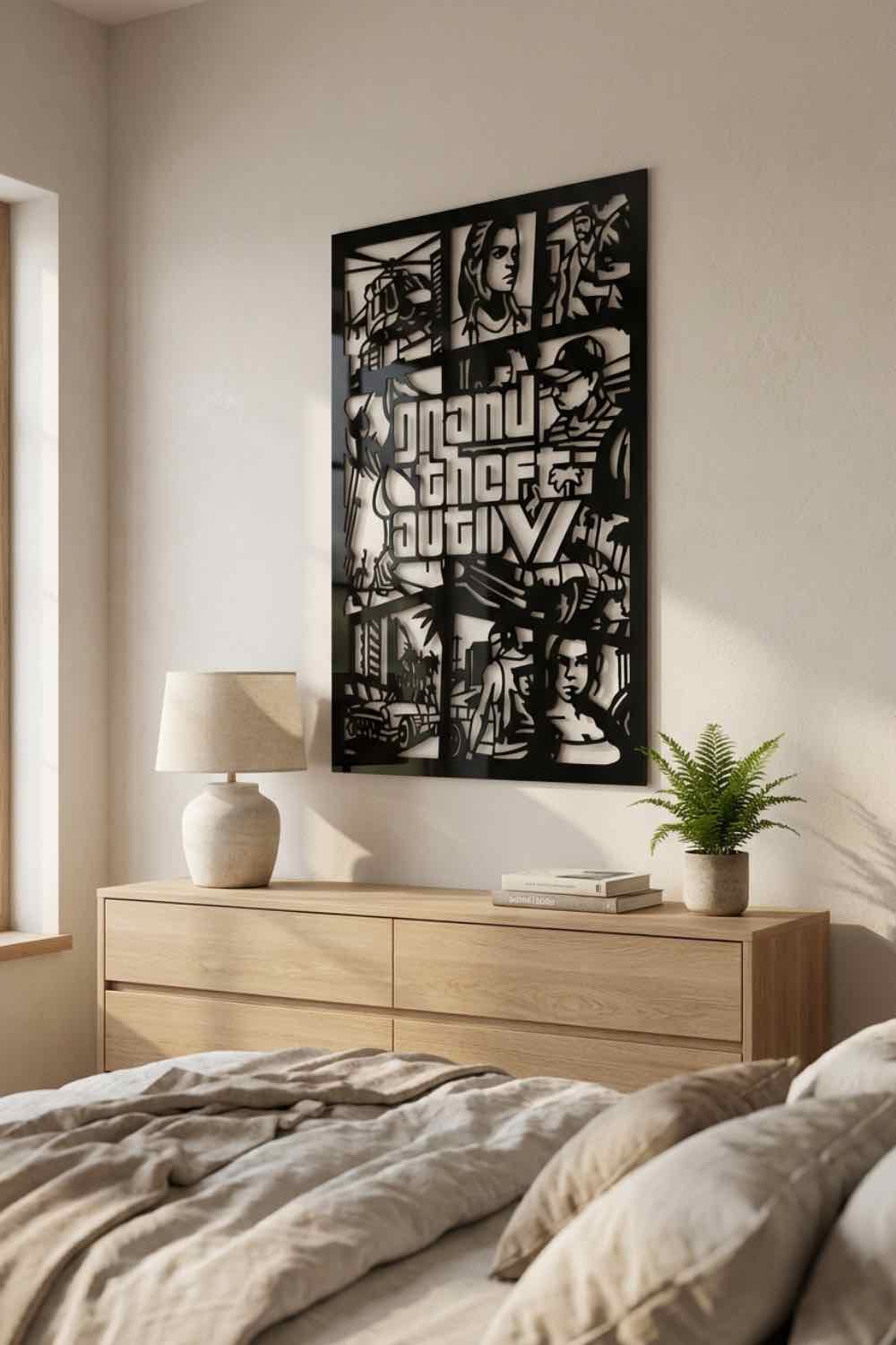 Grand Theft Auto VI - Cuadro decorativo | Cortayrecorta.es