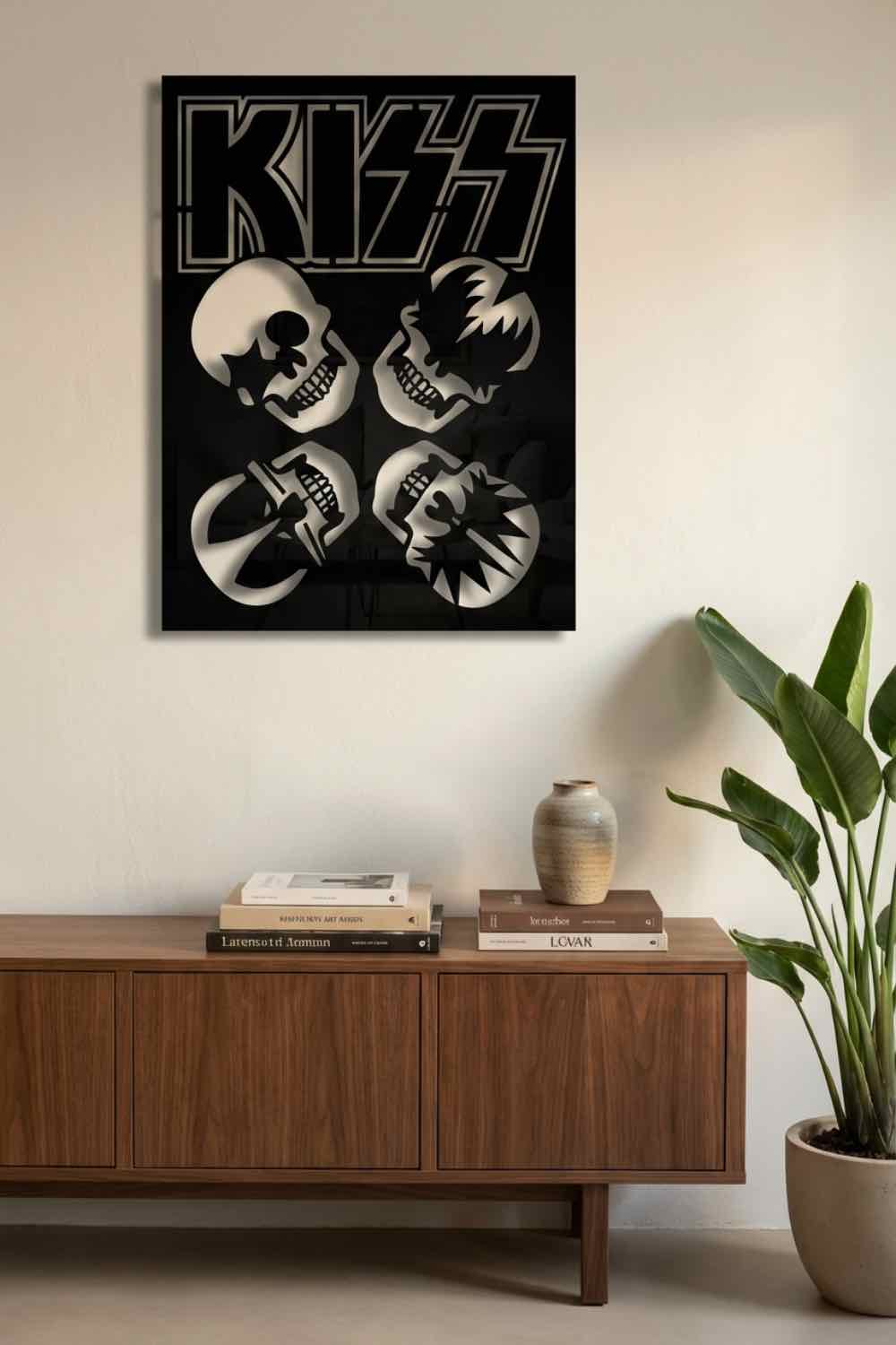 Kiss - Cuadro decorativo | Cortayrecorta.es