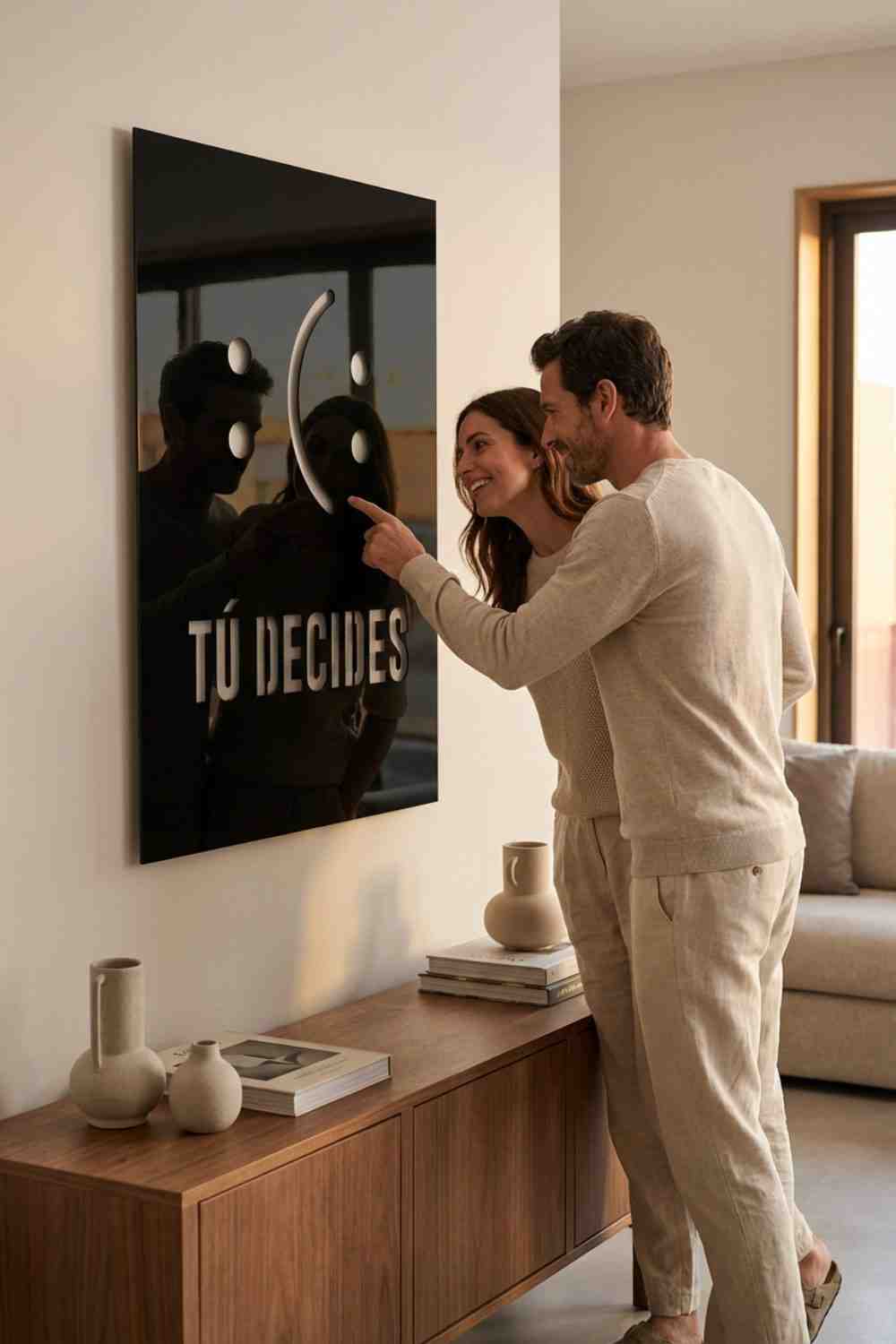 Tú decides - Cuadro decorativo | Cortayrecorta.es