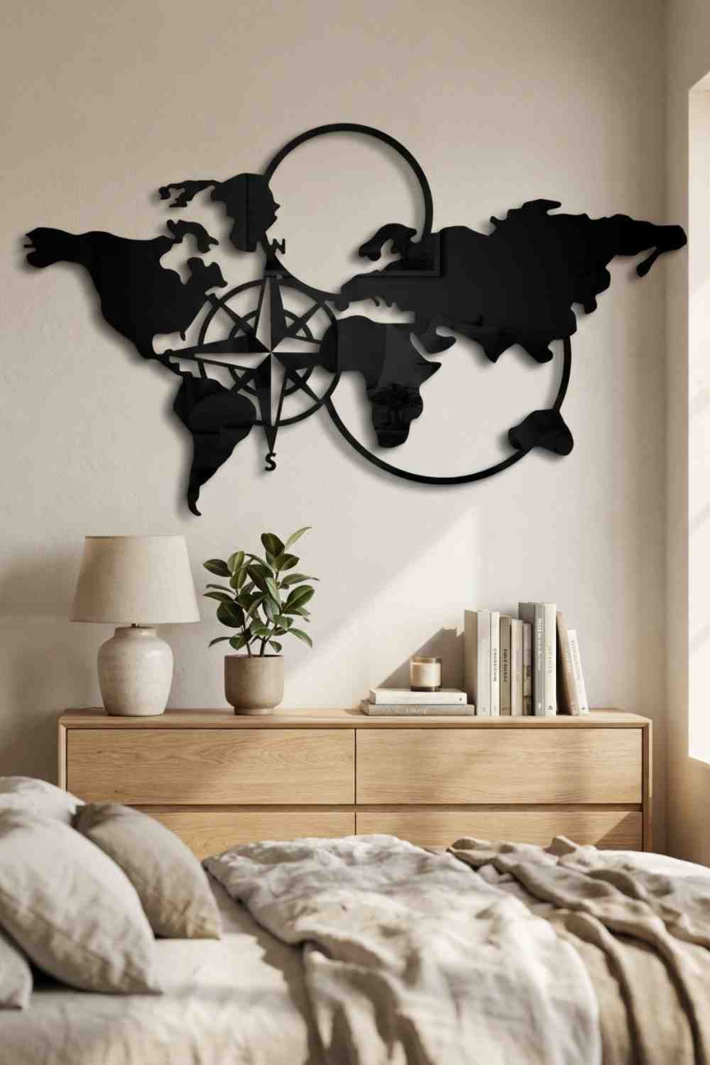 World map - Cuadro decorativo | Cortayrecorta.es