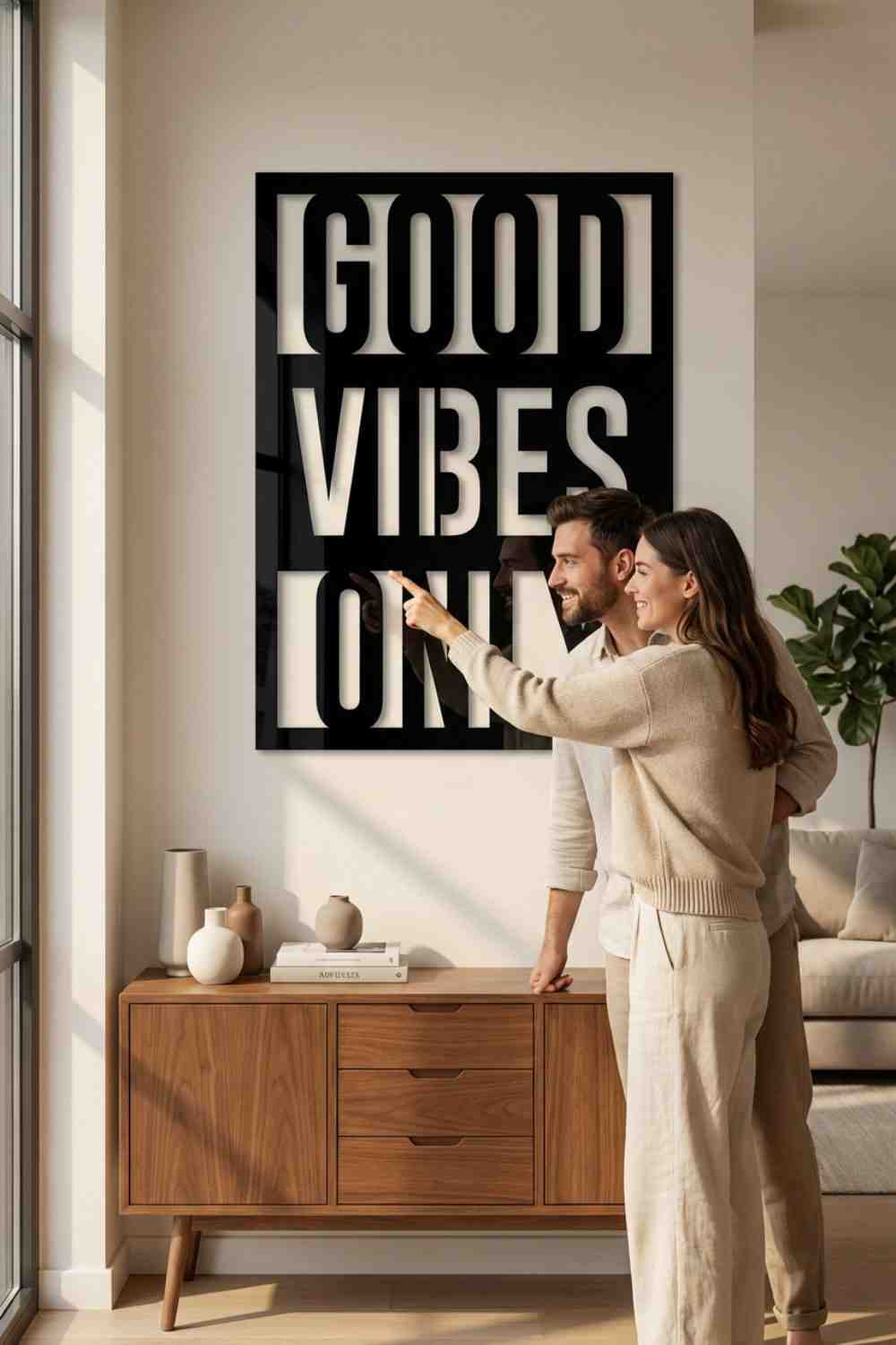 Good Vibes Only - Cuadro decorativo | Cortayrecorta.es