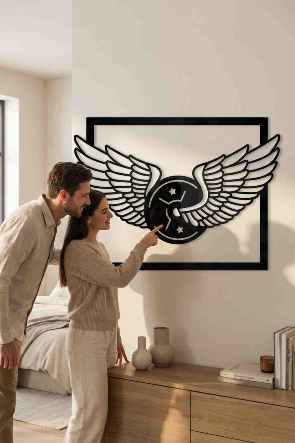 Disco olimpico con alas - Cuadro decorativo | Cortayrecorta.es