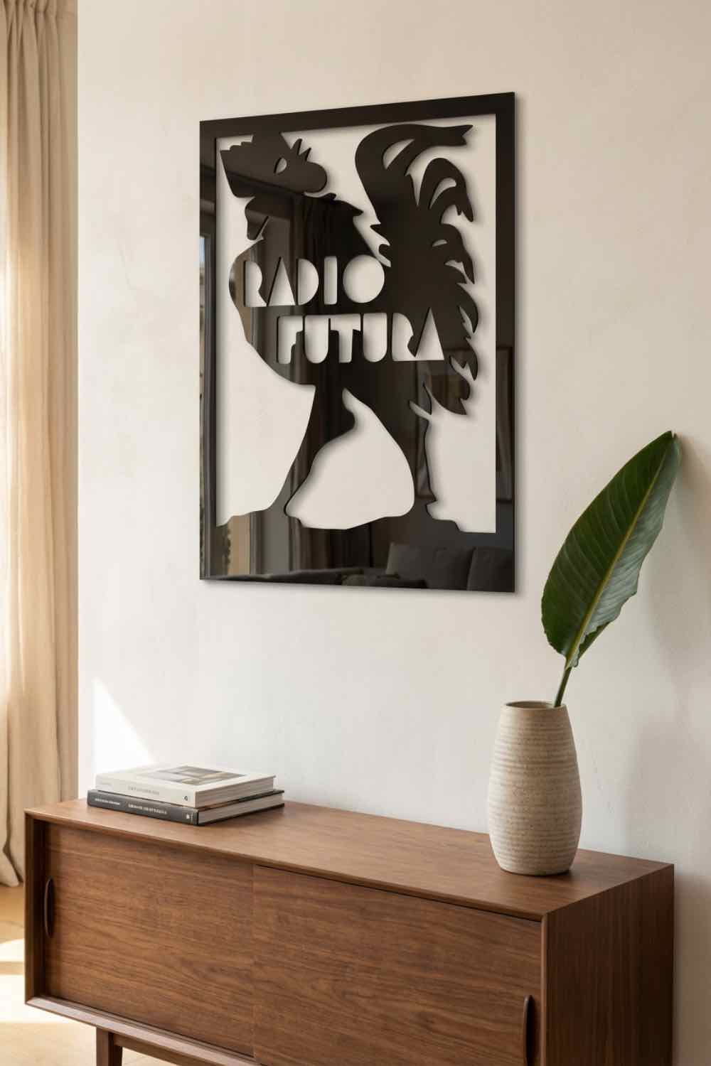 Radio Futura Gallo - Cuadro decorativo | Cortayrecorta.es