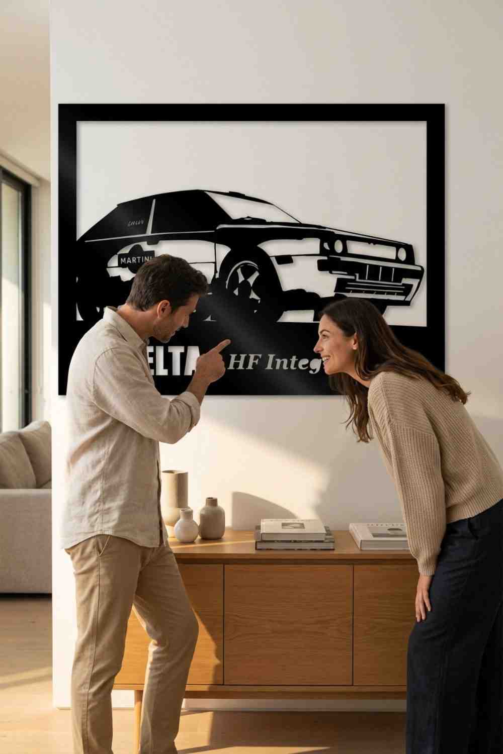 Lancia Delta Integrale - Cuadro decorativo | Cortayrecorta.es