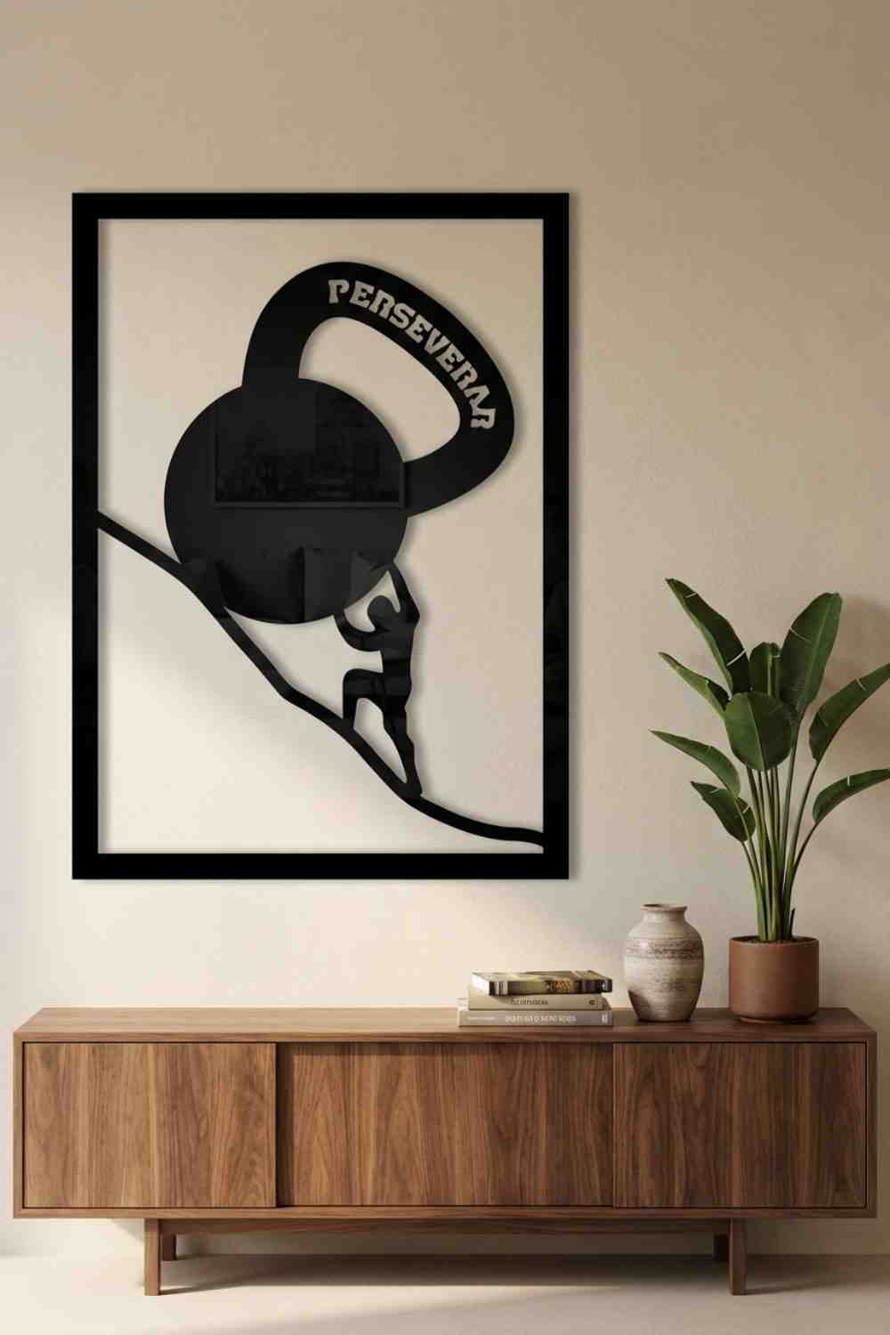 Perseverar - Cuadro decorativo | Cortayrecorta.es