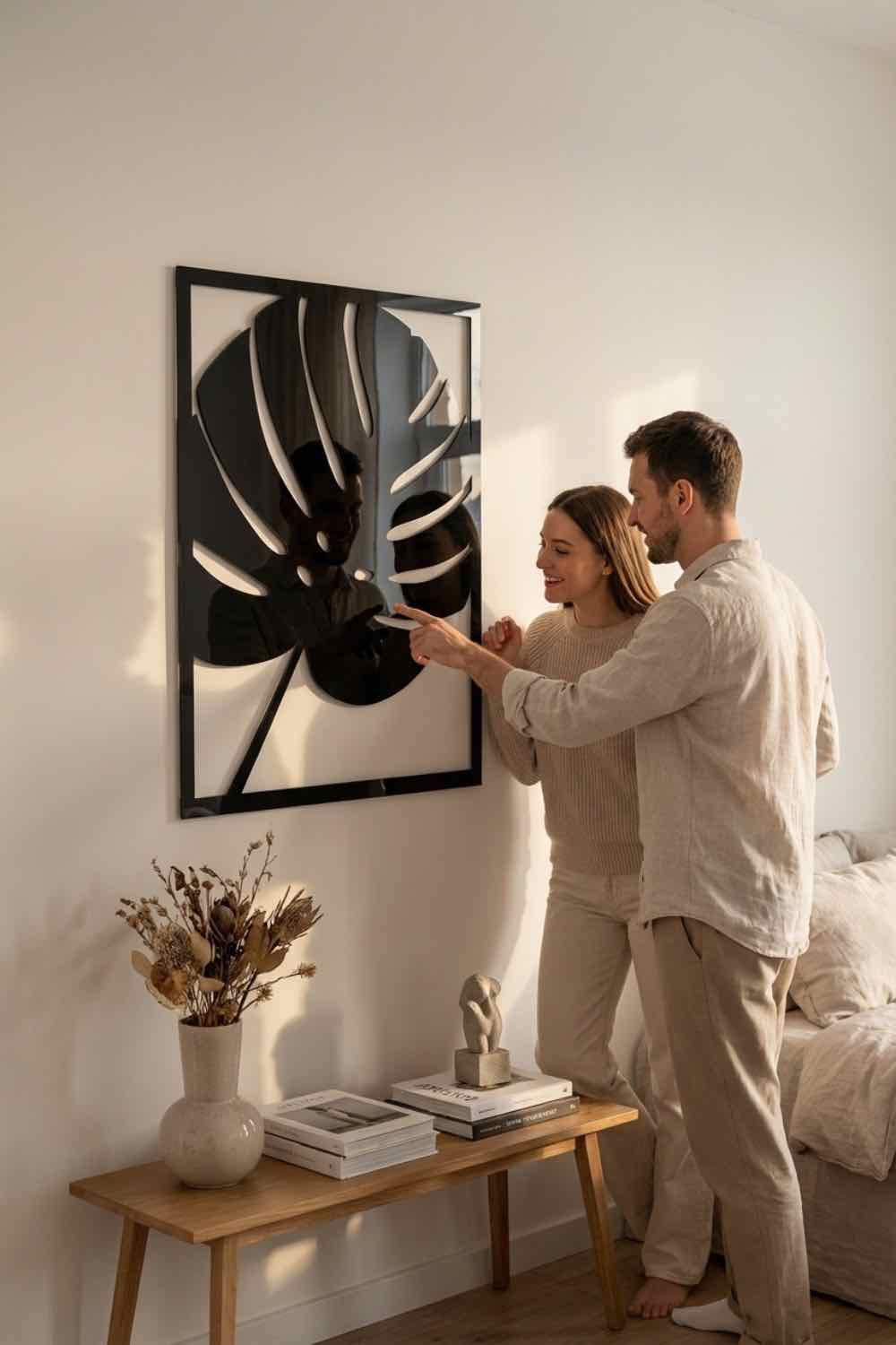 Simply Hoja Monstera - Cuadro decorativo | Cortayrecorta.es