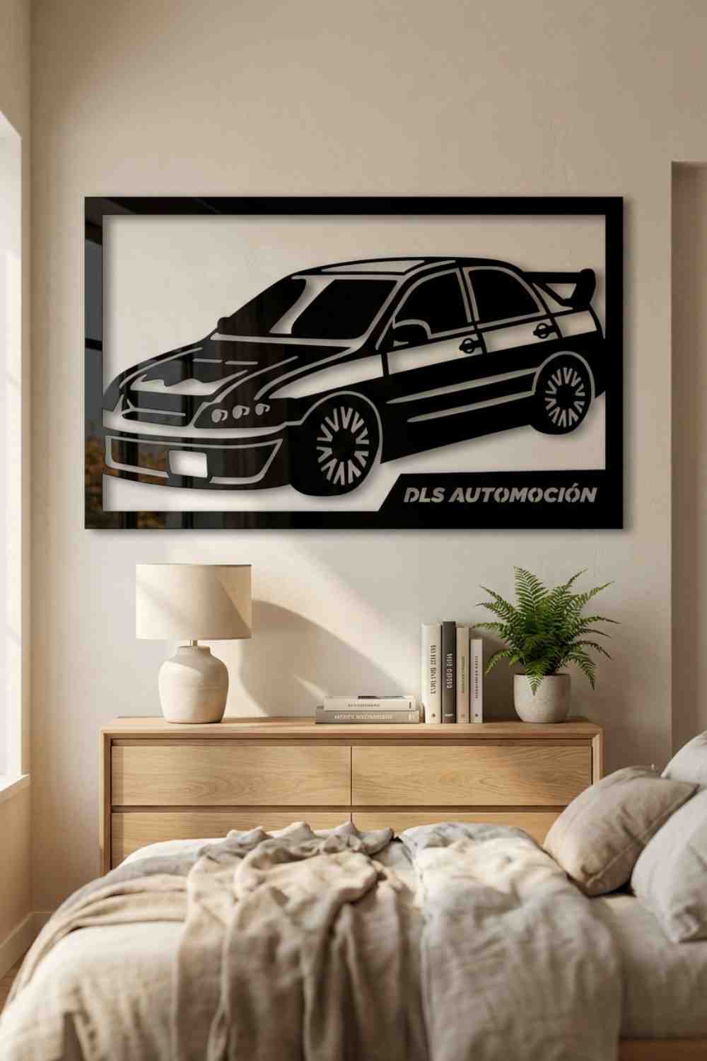 Mitsubishi Evo 9 - Cuadro decorativo | Cortayrecorta.es