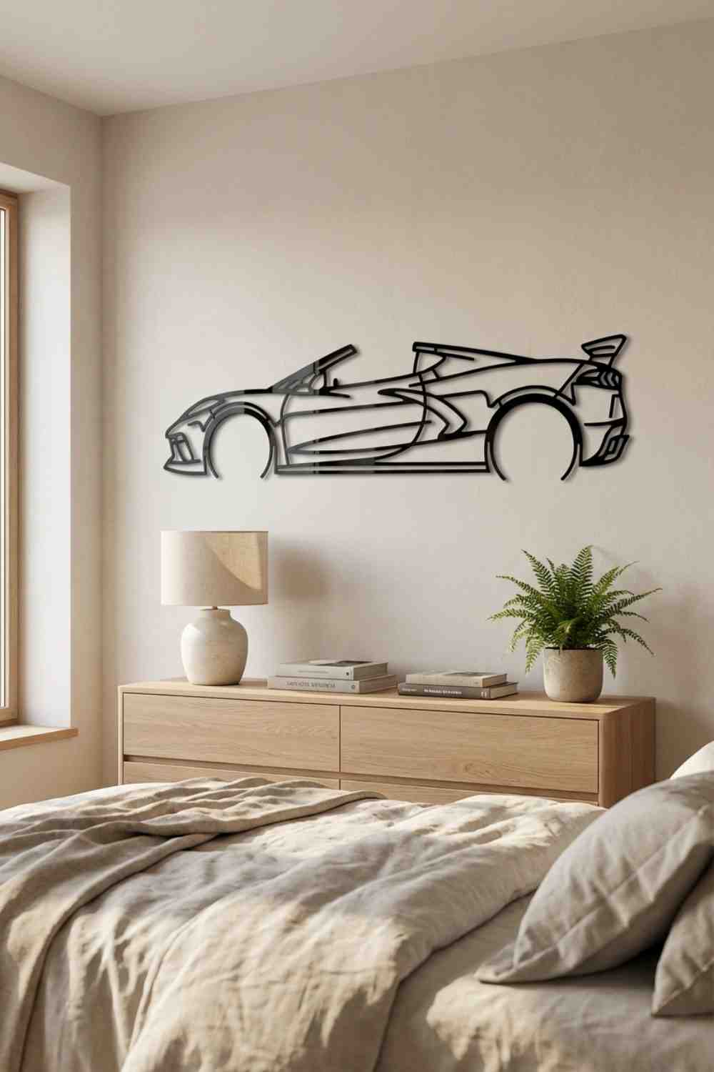 Corvette C8 Convertible Detailed - Cuadro decorativo | Cortayrecorta.es