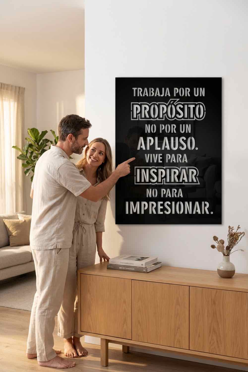 Trabaja por un propósito - Cuadro decorativo | Cortayrecorta.es