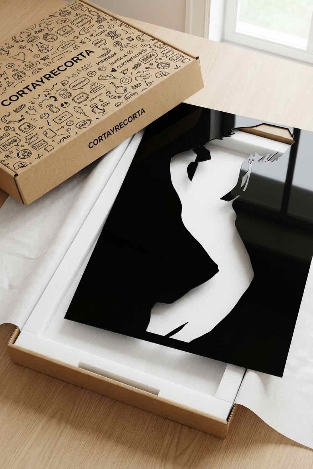 Michael Jackson Siluette - Cuadro decorativo | Cortayrecorta.es