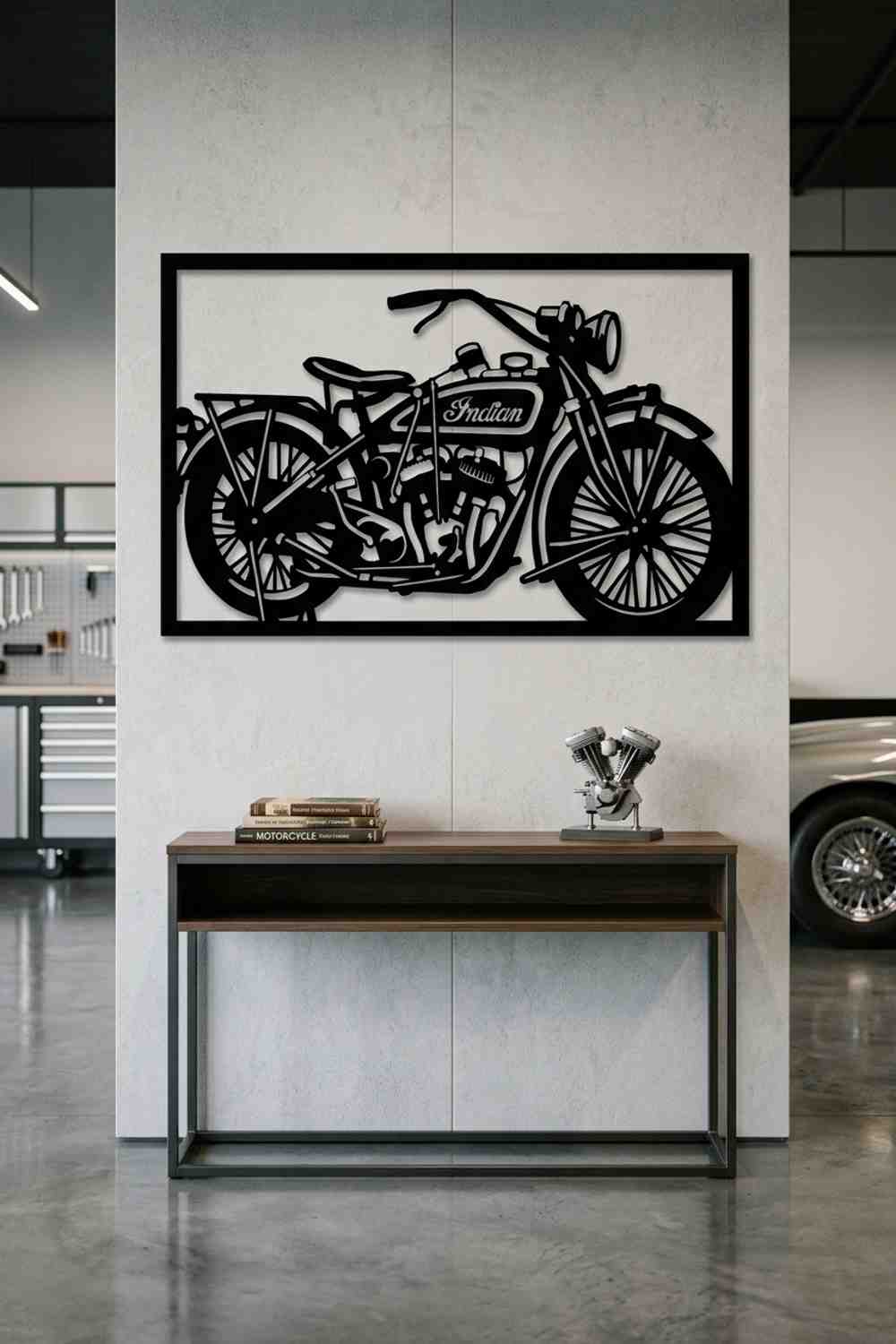 Indian Scout de 1920 - Cuadro decorativo | Cortayrecorta.es