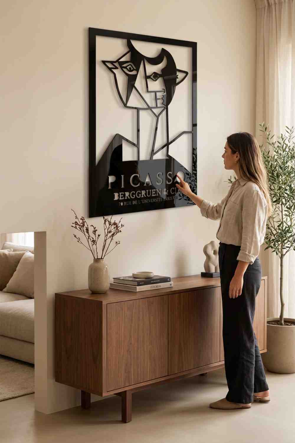 Picasso Engraving Exhibition Poster