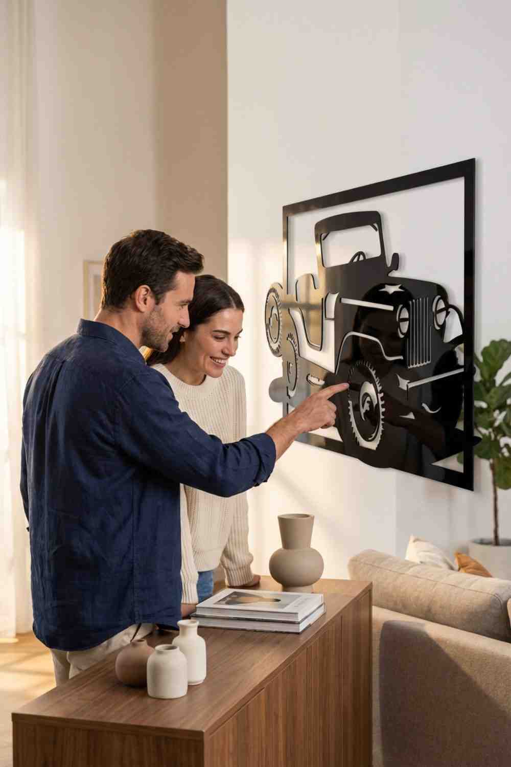 Jeep Willys - Cuadro decorativo | Cortayrecorta.es