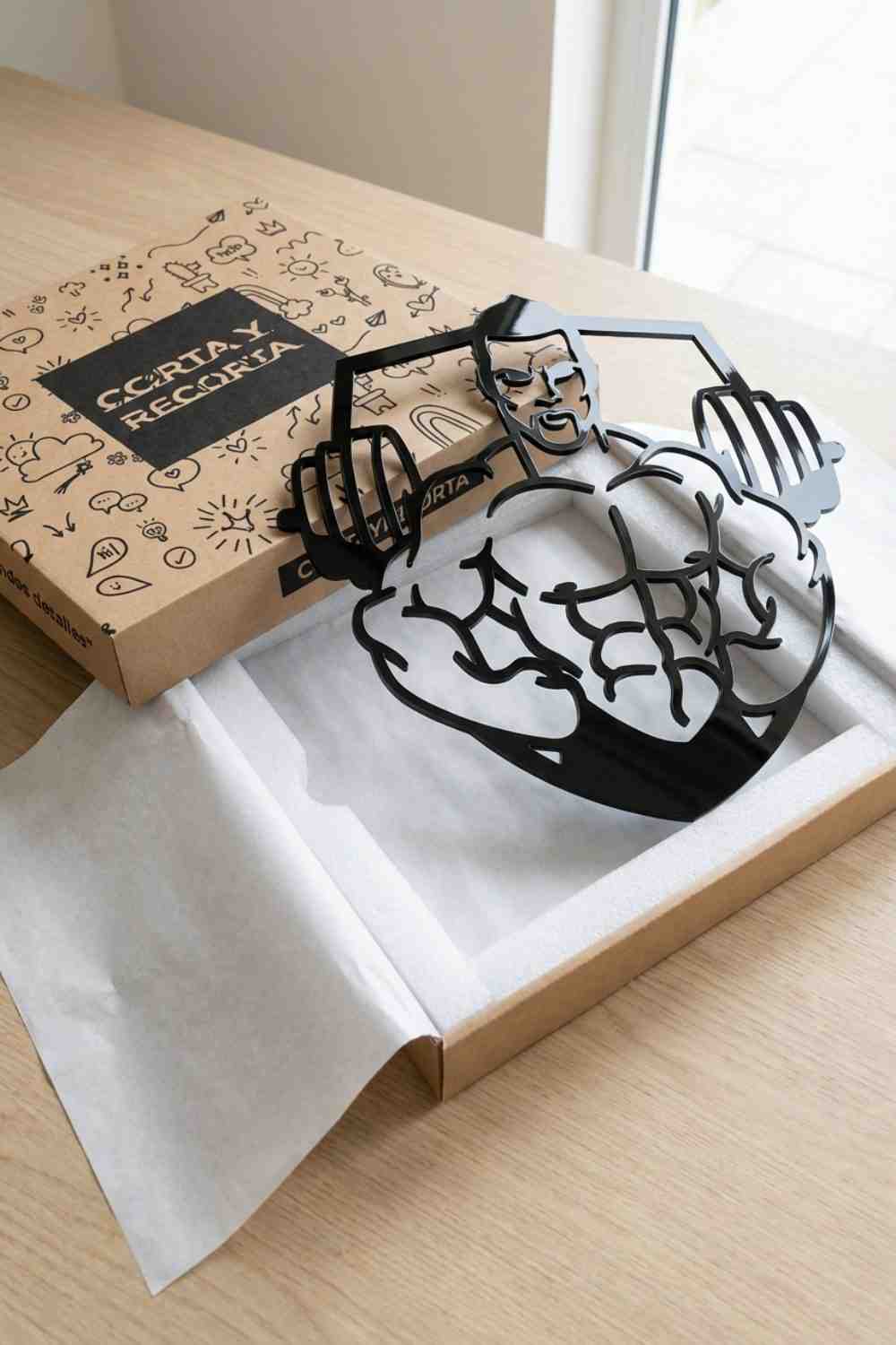 Musculoso - Cuadro decorativo | Cortayrecorta.es