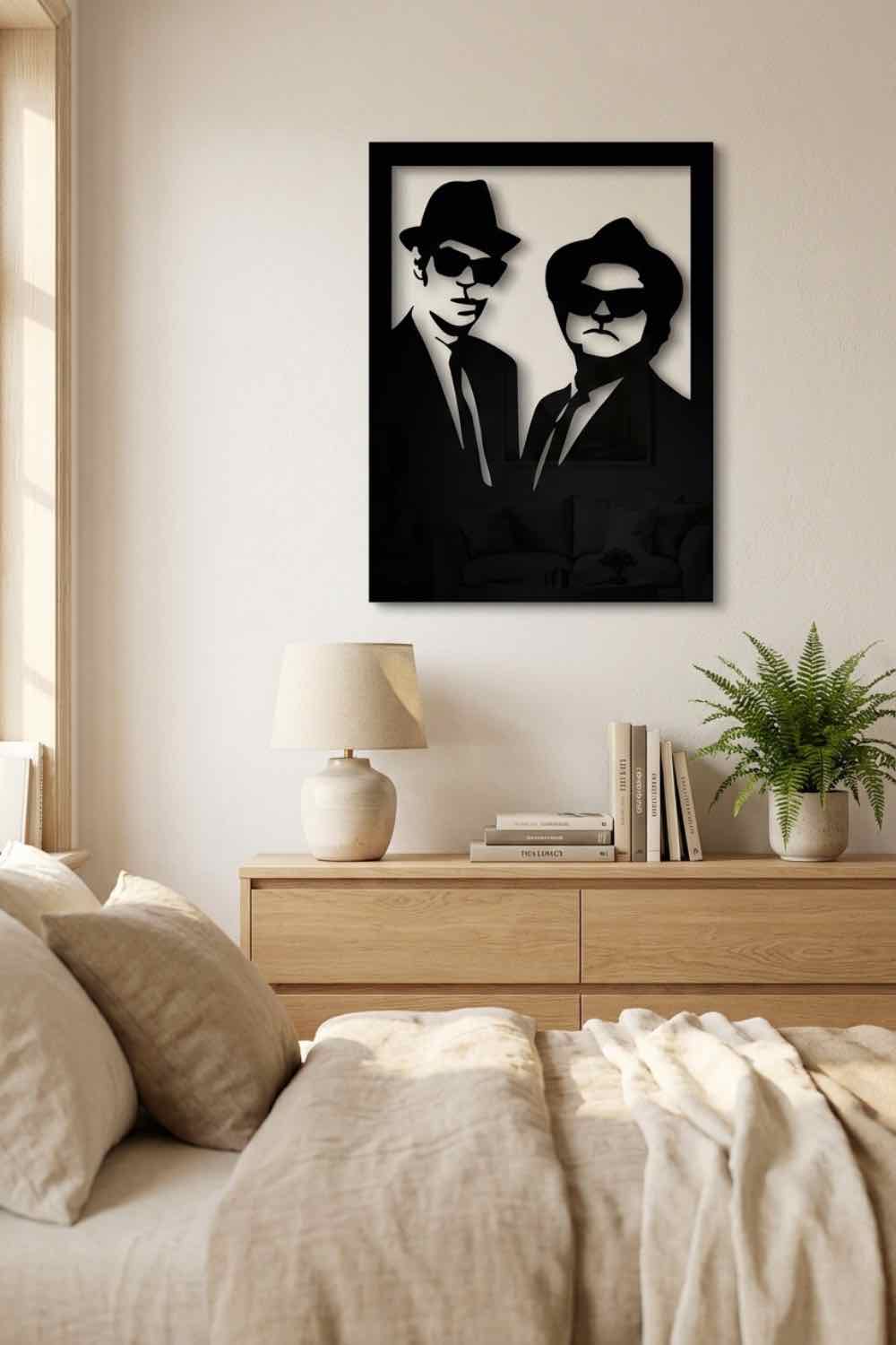 Blues Brothers - Cuadro decorativo | Cortayrecorta.es