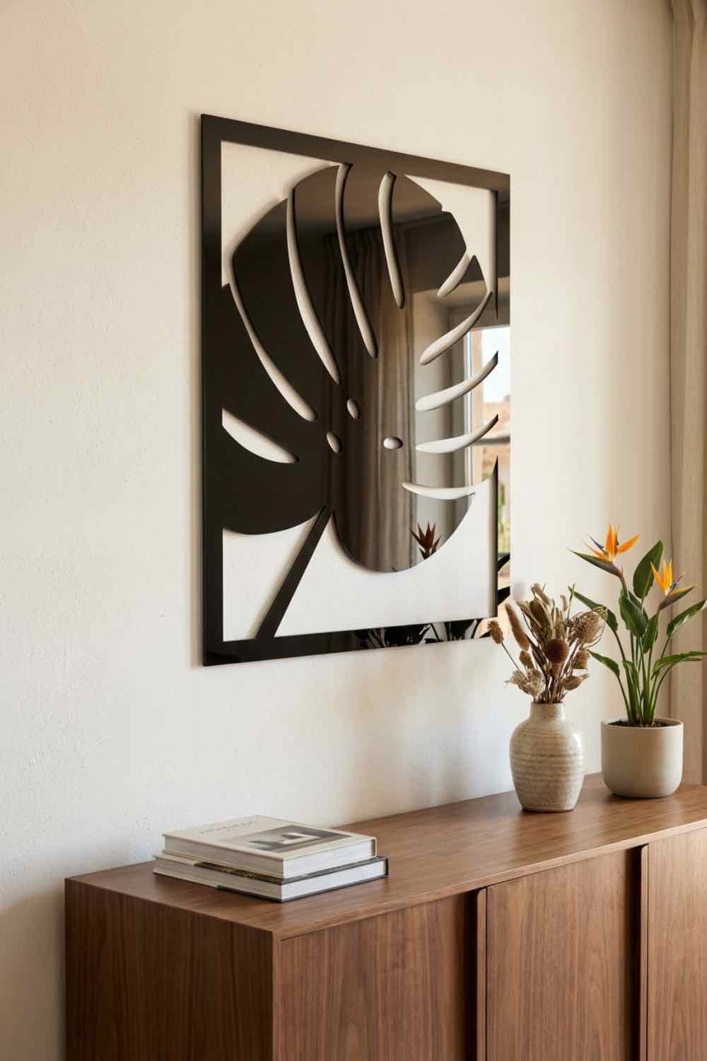 Simply Hoja Monstera - Cuadro decorativo | Cortayrecorta.es