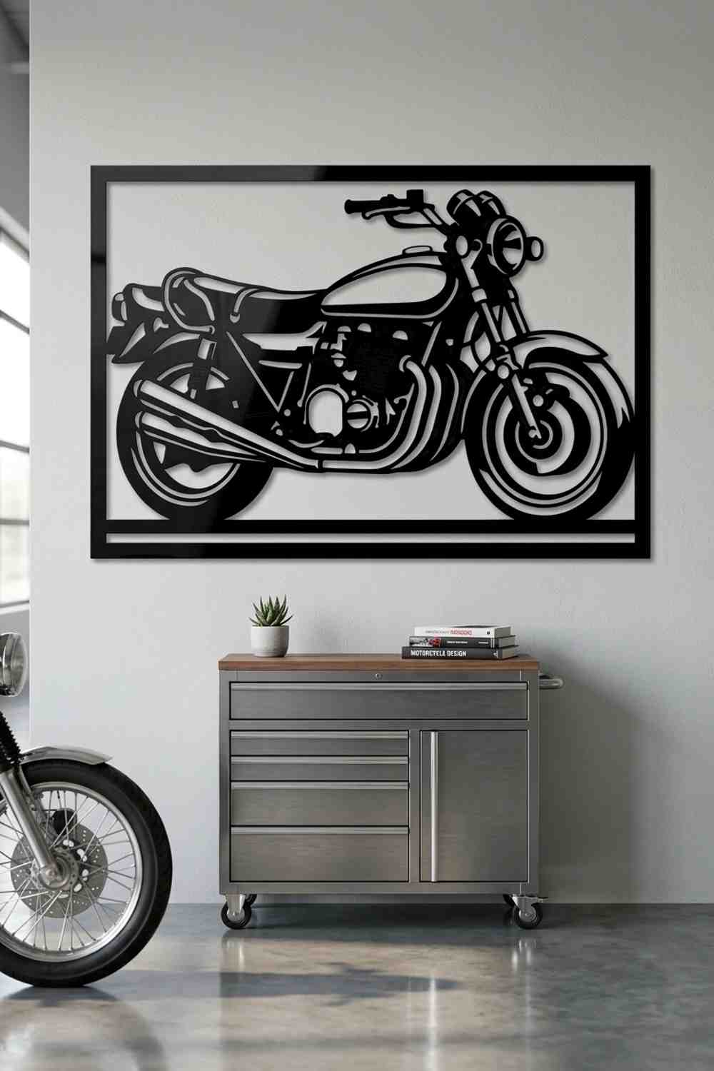 Kawasaki Z1 de 1972 - Cuadro decorativo | Cortayrecorta.es