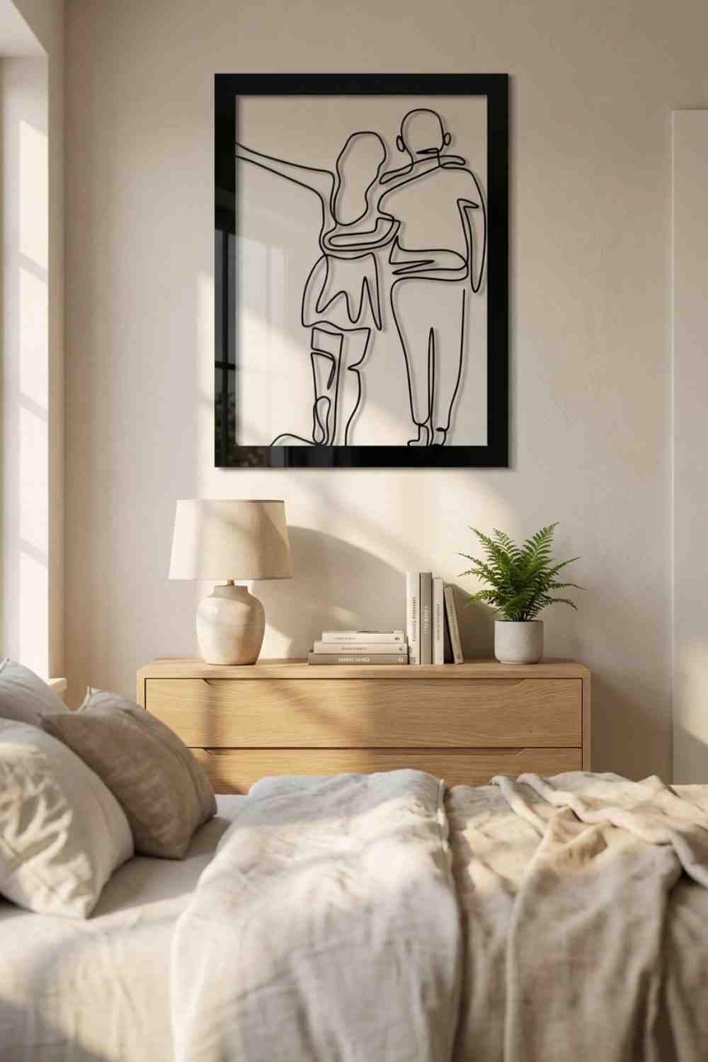 Pareja - Cuadro decorativo | Cortayrecorta.es