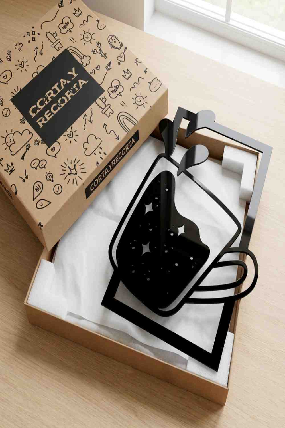 Café Universal - Cuadro decorativo | Cortayrecorta.es