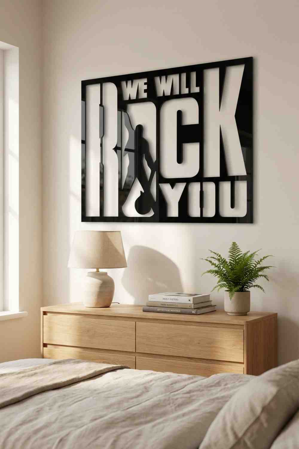 We Will Rock You - Cuadro decorativo | Cortayrecorta.es