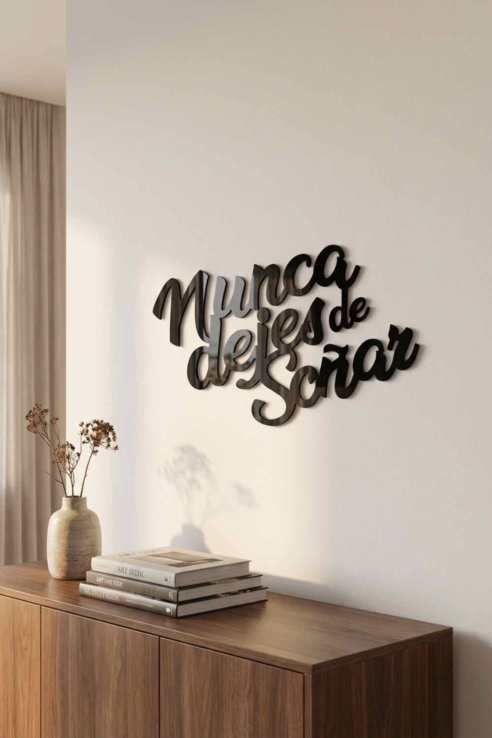 Nunca dejes de soñar - Cuadro decorativo | Cortayrecorta.es