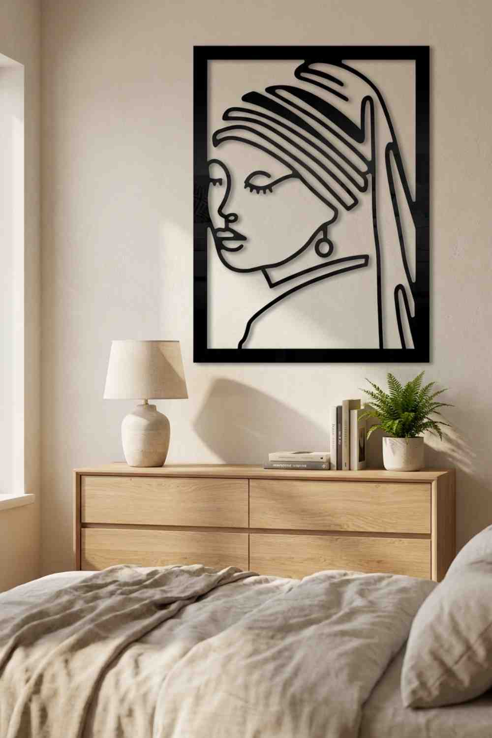 La Joven De La Perla - Cuadro decorativo | Cortayrecorta.es