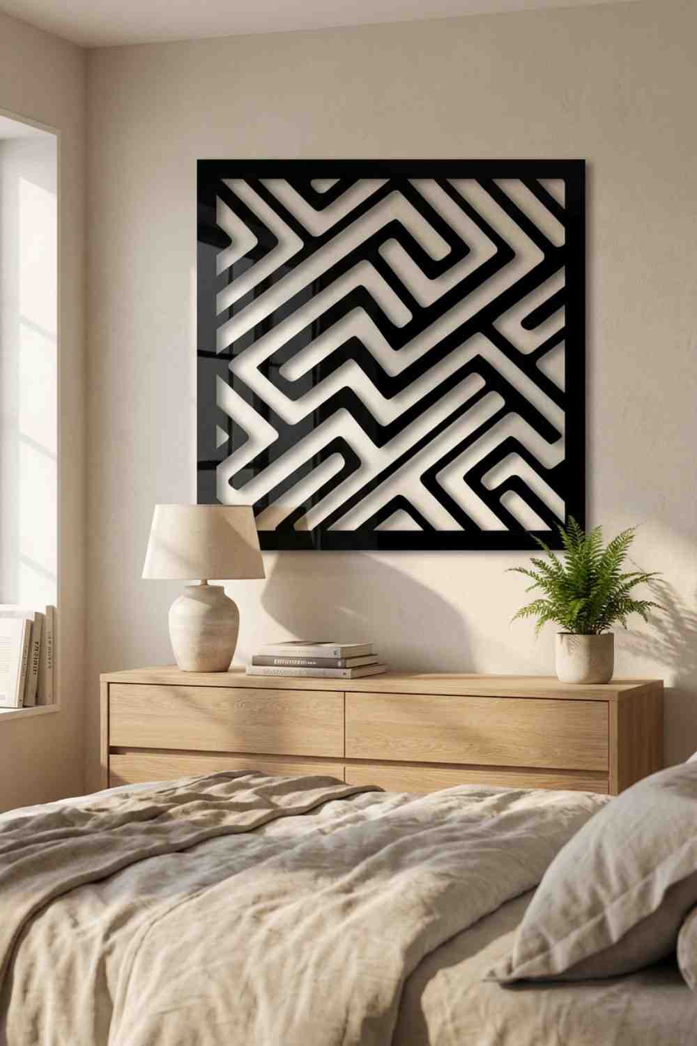 Laberinto - Cuadro decorativo | Cortayrecorta.es
