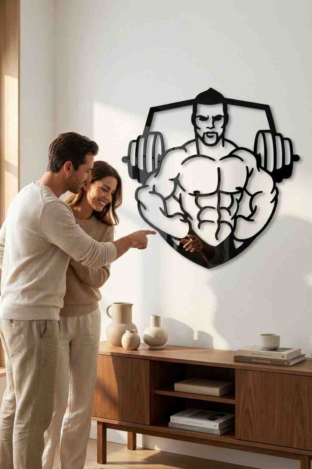 Musculoso - Cuadro decorativo | Cortayrecorta.es