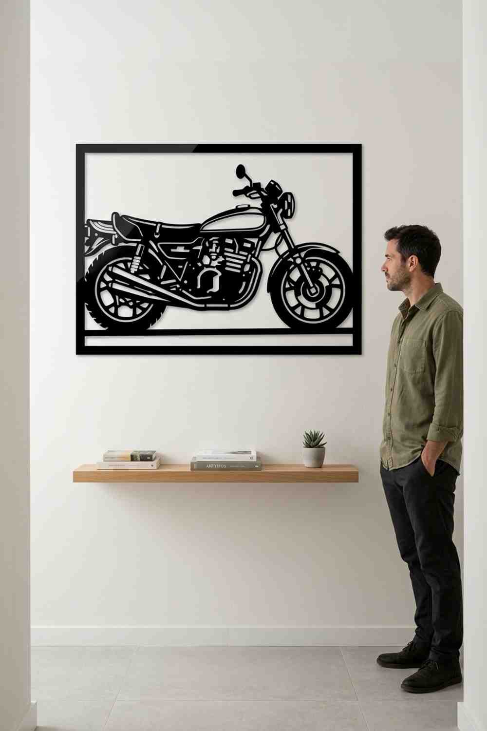Kawasaki Z1 de 1972 (1) - Cuadro decorativo | Cortayrecorta.es