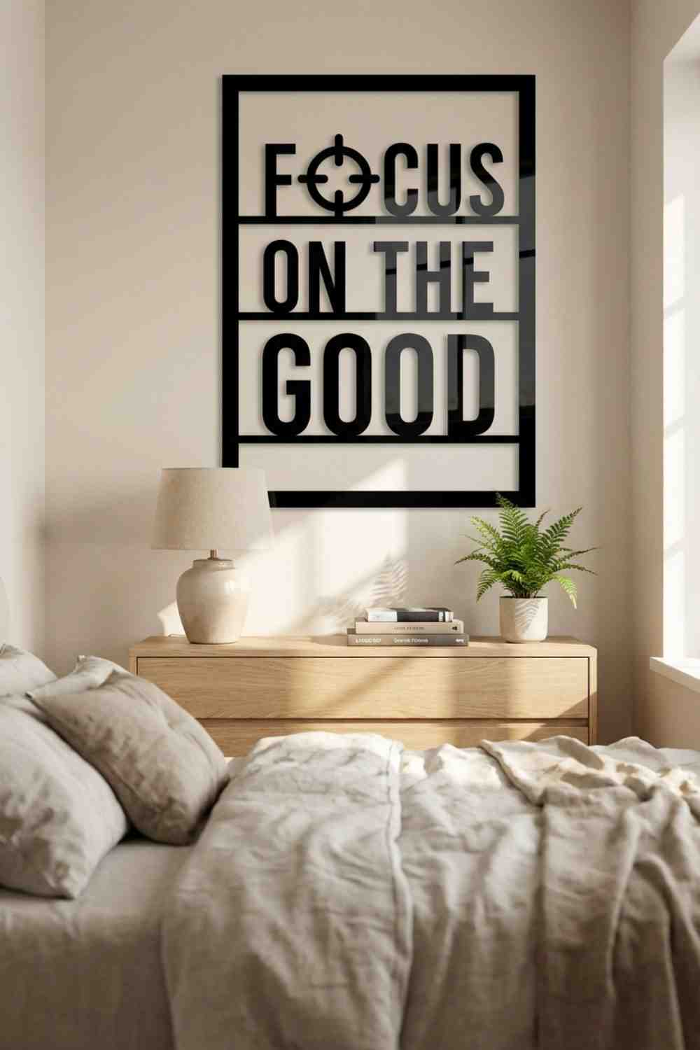 Focus on the good - Cuadro decorativo | Cortayrecorta.es