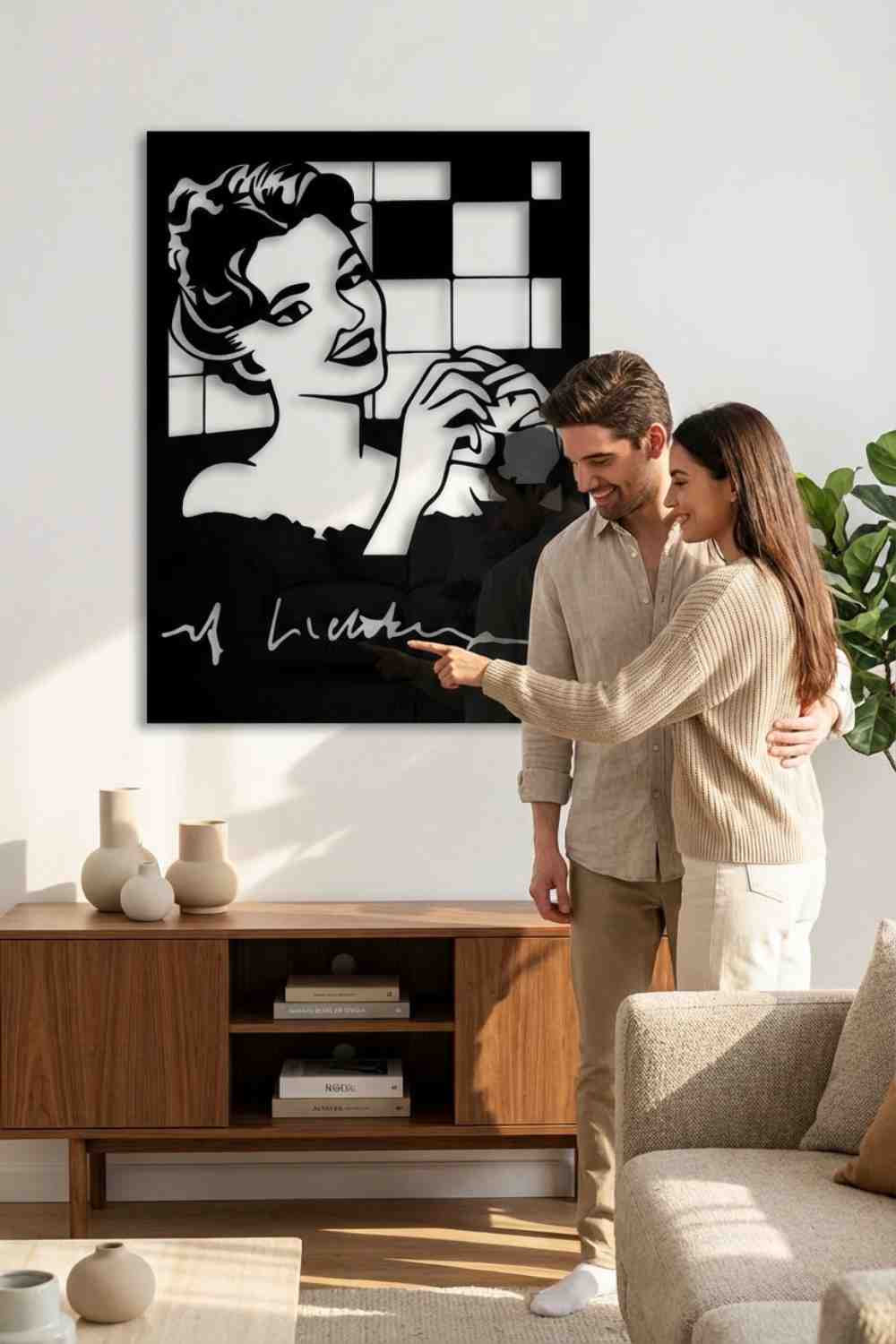 Girl In The Bathtub - Lichtenstein