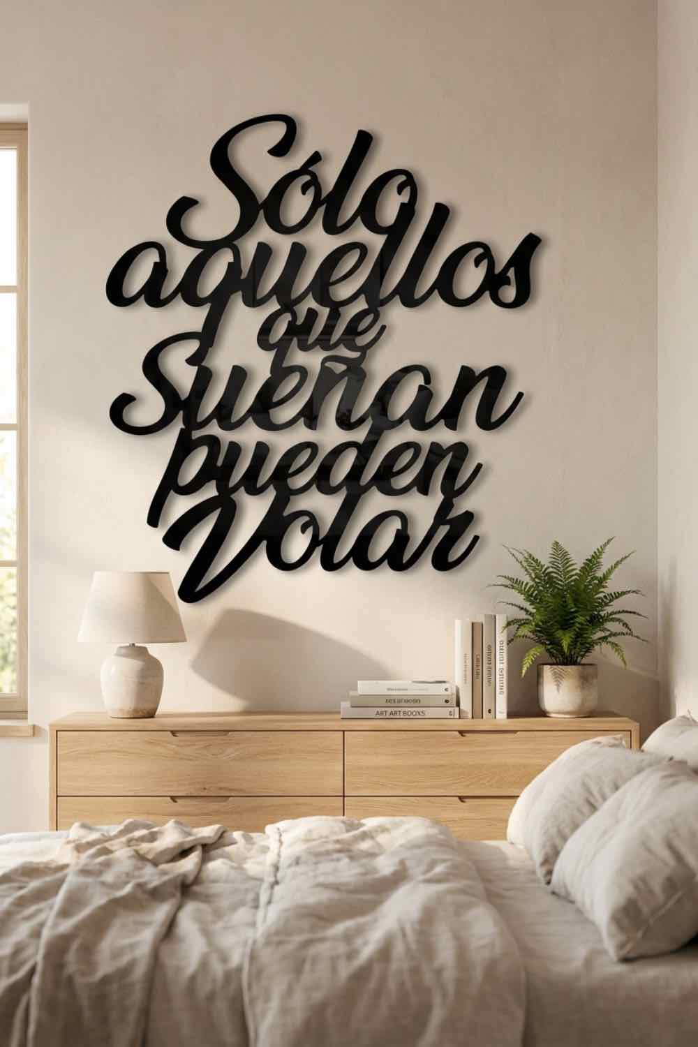 Sólo aquellos que sueñan pueden volar - Cuadro decorativo | Cortayrecorta.es