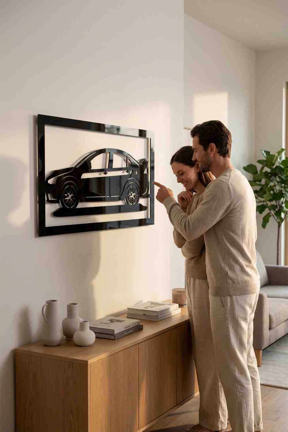 Subaru Impreza Perfil - Cuadro decorativo | Cortayrecorta.es
