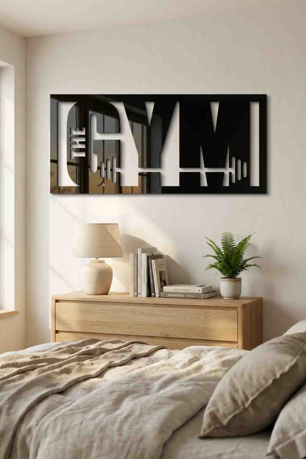 The gym - Cuadro decorativo | Cortayrecorta.es