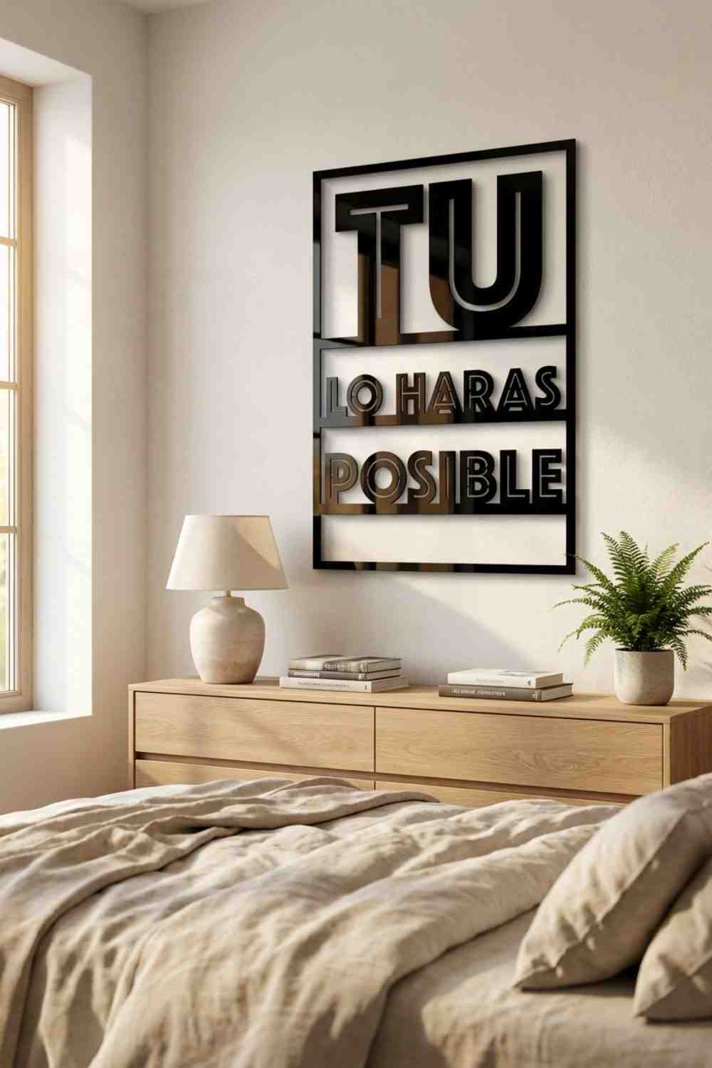 Tú Lo Harás Posible - Cuadro decorativo | Cortayrecorta.es