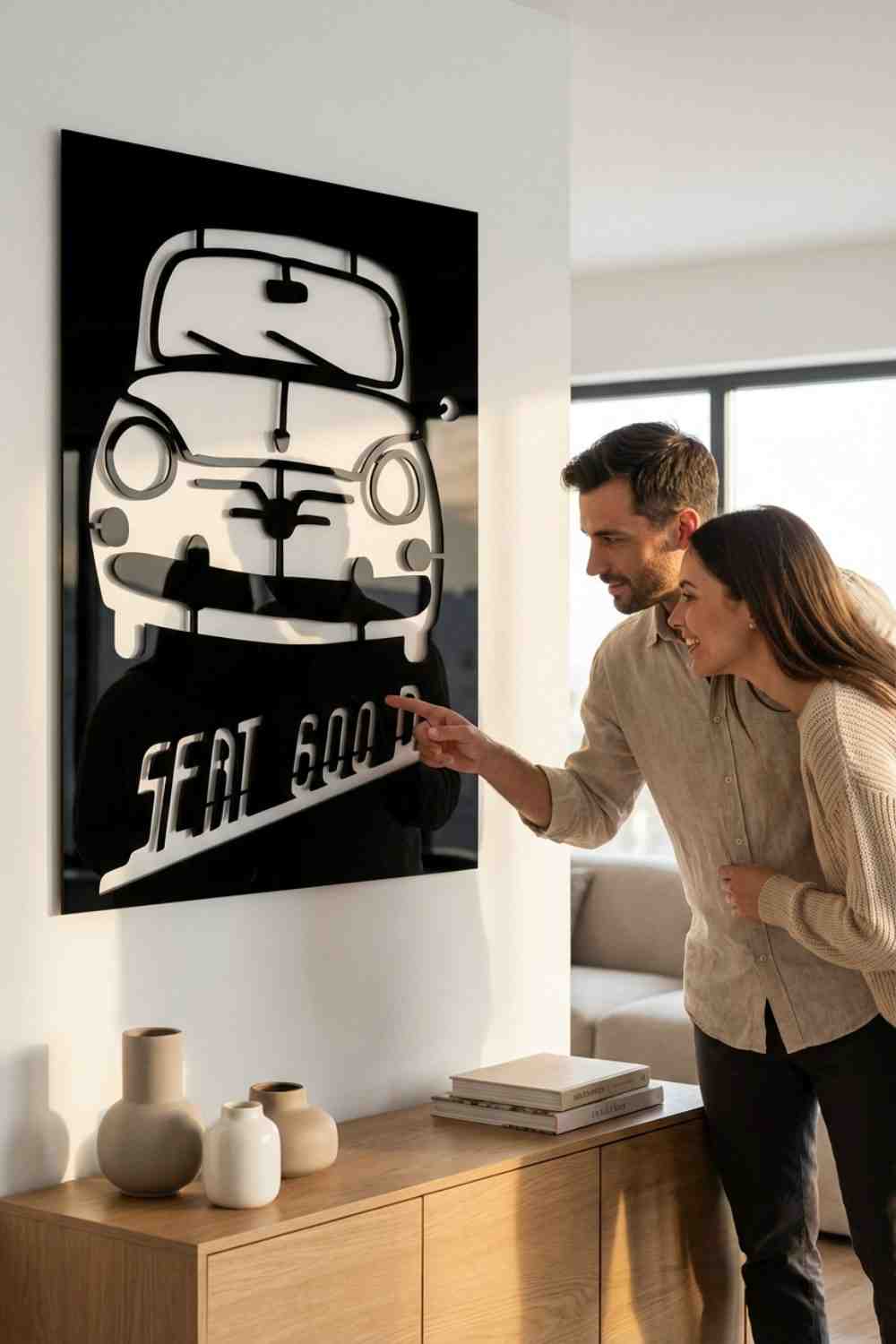 Seat 600 - Cuadro decorativo | Cortayrecorta.es