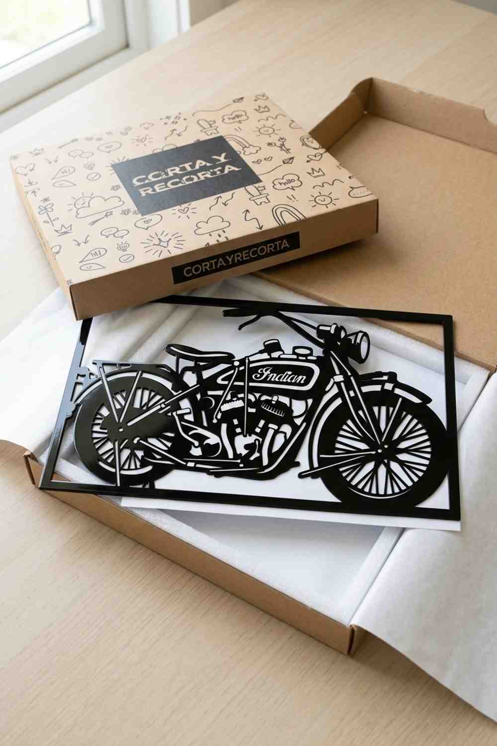 Indian Scout de 1920 - Cuadro decorativo | Cortayrecorta.es