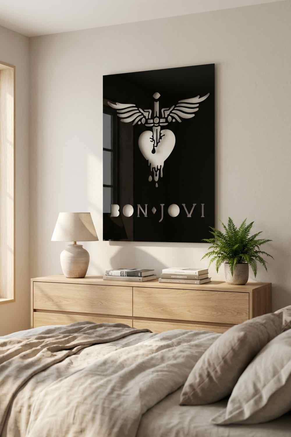 Bon Jovi - Cuadro decorativo | Cortayrecorta.es